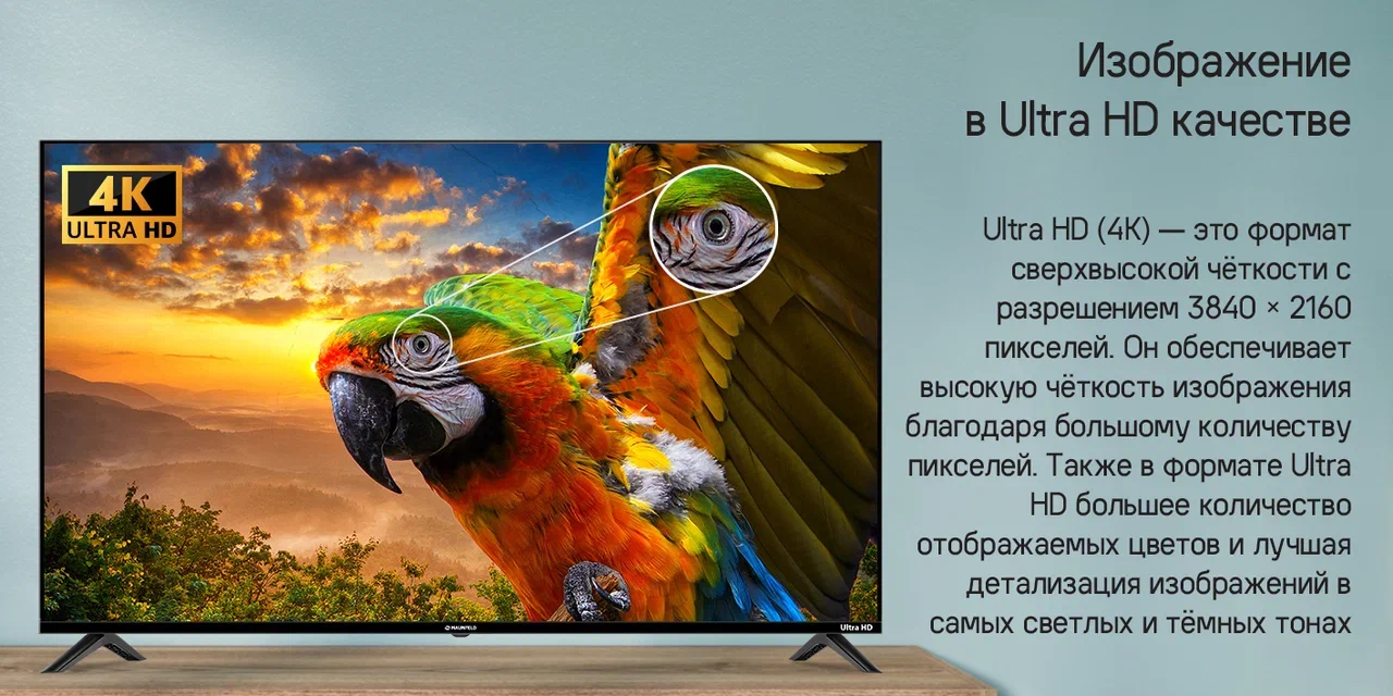 Телевизор MAUNFELD MLT55UST02