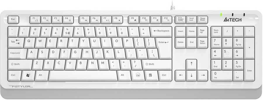 Клавиатура A4Tech Fstyler FKS10 (белый/серый)