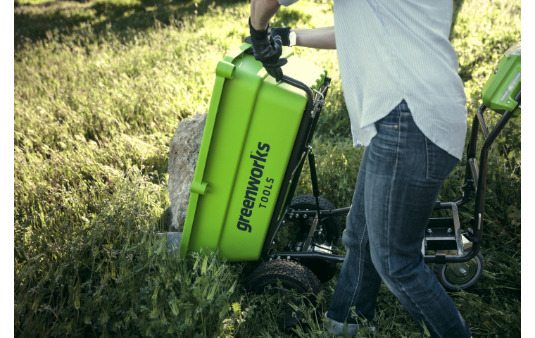 Трехколесная тачка Greenworks 40V G40GC 7400007UB (сАКБ и ЗУ)