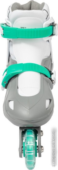 Роликовые коньки Ricos Kudo PW-128 L (р. 39-42, бирюзовый/серый)