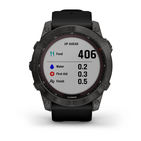 Умные часы Garmin Fenix 7X Sapphire Solar 51 мм (серый карбон/черный)