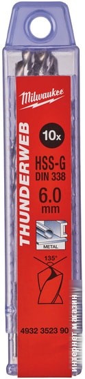 Набор оснастки Milwaukee 4932352390 (10 предметов)