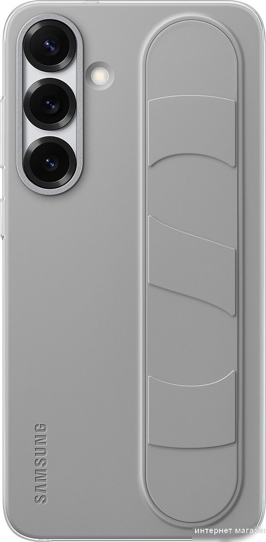 Чехол для телефона Samsung Standing Grip Case Galaxy S25+ (серый)