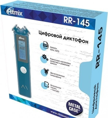 Диктофон Ritmix RR-145 8 GB (черный)