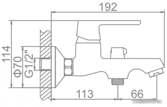 Смеситель Ledeme L3277W