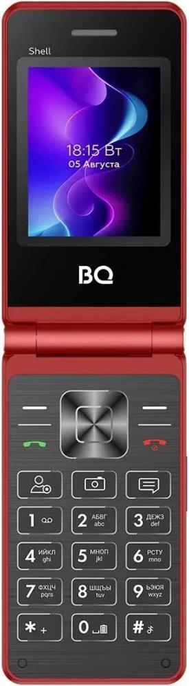 Кнопочный телефон BQ BQ-2411 Shell (красный)