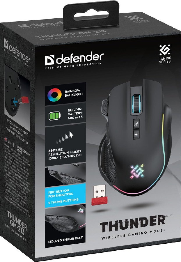 Игровая мышь Defender Thunder GM-213