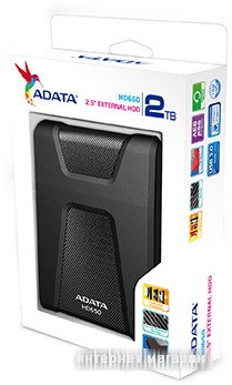 Внешний жесткий диск A-Data HD650 2TB (черный)