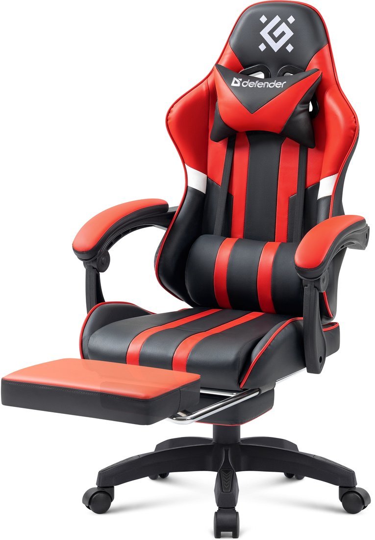 Игровое (геймерское) кресло Defender Colran (черный/красный)