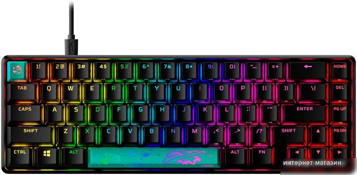 Клавиатура HyperX Alloy Origins 65 (HyperX Red, нет кириллицы)
