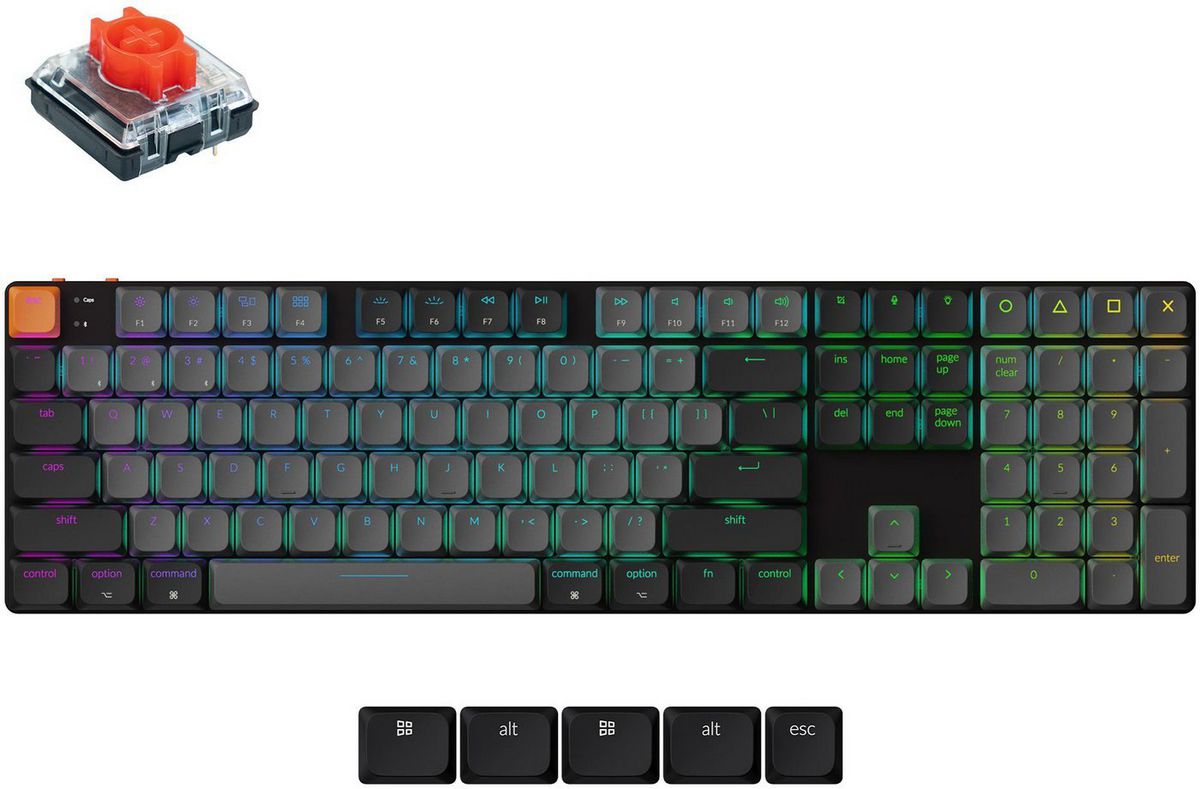Клавиатура Keychron K5 Version 2 K5X-H1 (Gateron Low Profile Red 2.0)