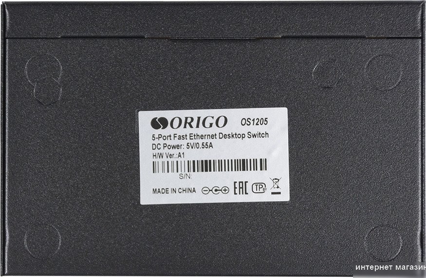 Неуправляемый коммутатор Origo OS1205/A1A