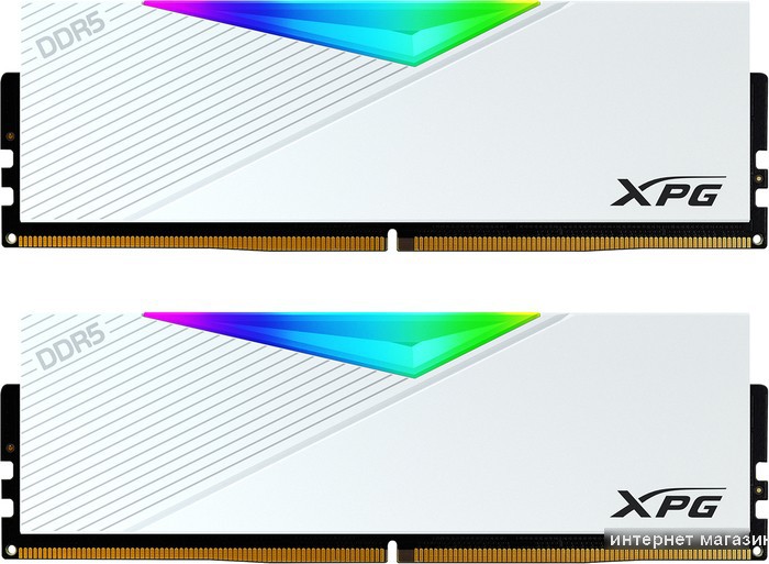 Оперативная память ADATA XPG Lancer RGB 2x16ГБ DDR5 6000МГц AX5U6000C3016G-DCLARWH