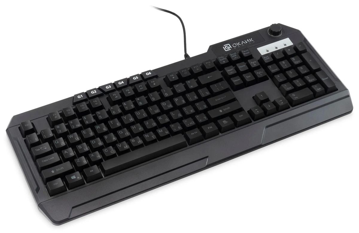 Клавиатура Oklick 715G (черный)