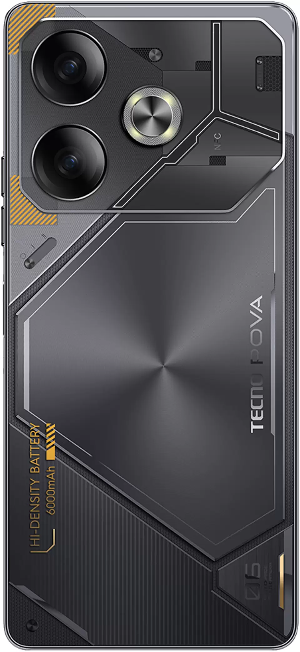 Смартфон Tecno Pova 6 12GB/256GB (серый метеорит)
