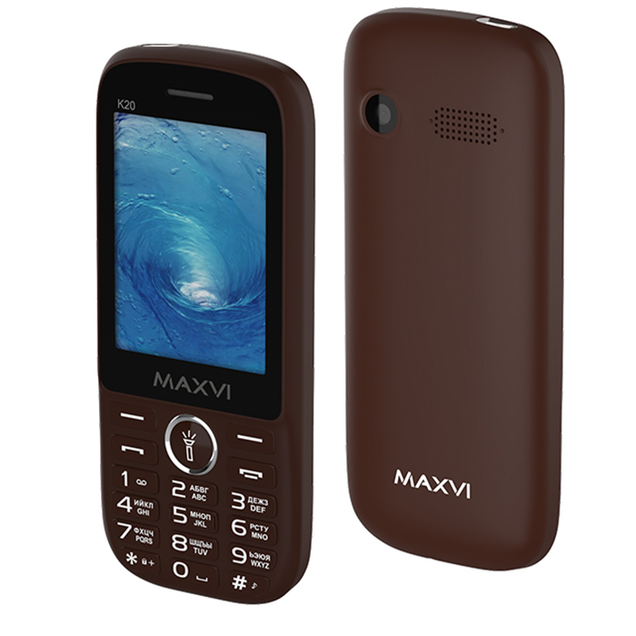 Мобильный телефон Maxvi K20 (коричневый)