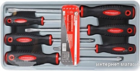 Набор отверток ForceKraft FK-2068 (6 предметов)