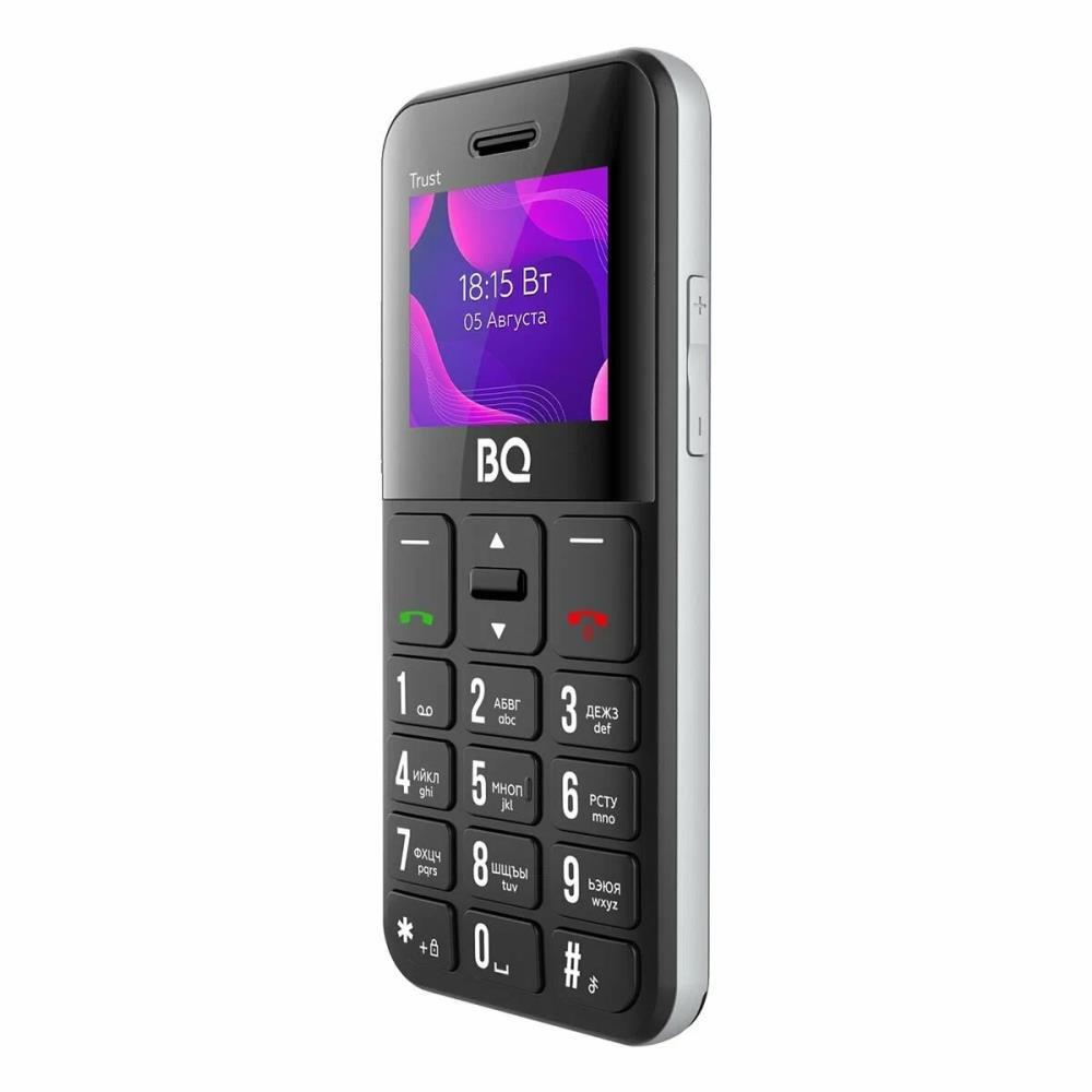 Кнопочный телефон BQ BQ-1866 Trust (черный)
