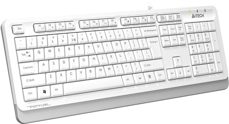 Клавиатура A4Tech Fstyler FKS10 (белый/серый)
