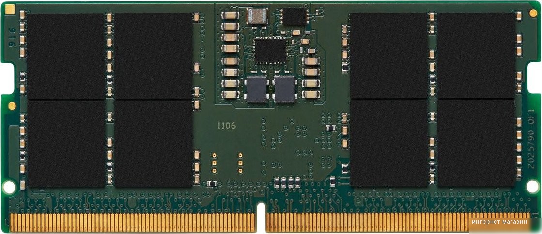 Оперативная память Kingston 16ГБ DDR5 SODIMM 6400 МГц KVR64V52BS8-16