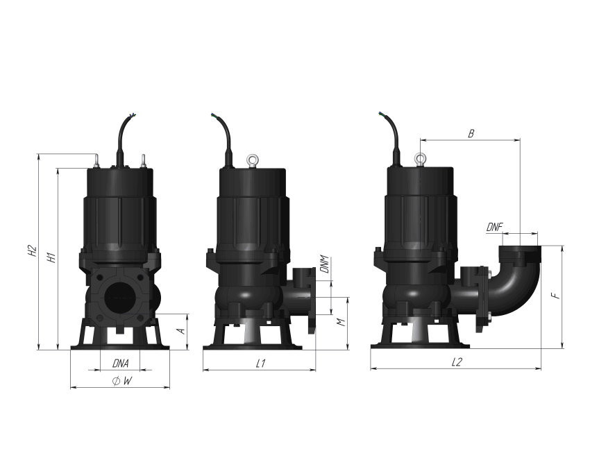 Дренажный насос Unipump FEKAMAX 100-15-7.5