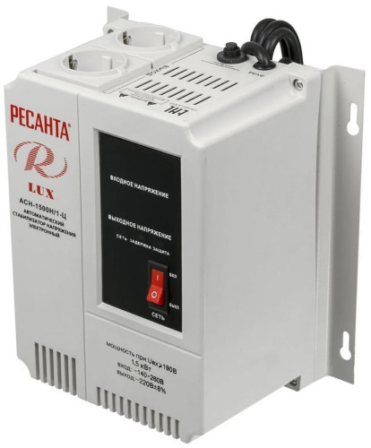 Стабилизатор напряжения Ресанта Lux АСН-1500Н/1-Ц