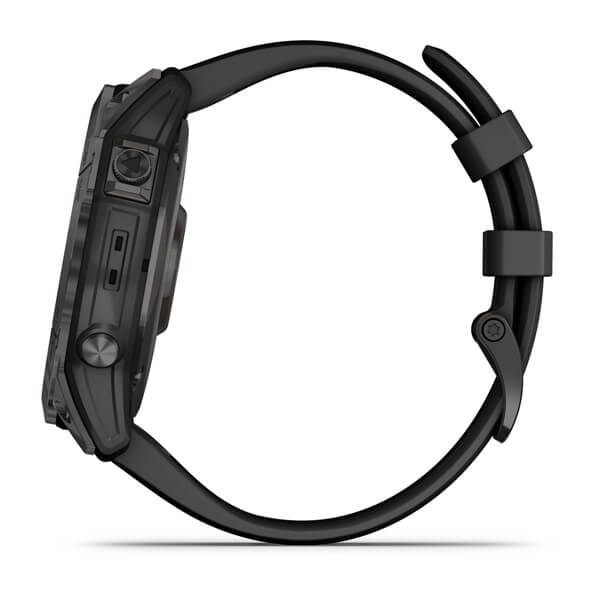 Умные часы Garmin Fenix 7X Sapphire Solar 51 мм (серый карбон/черный)
