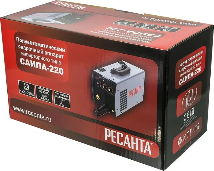Сварочный инвертор Ресанта САИПА-220
