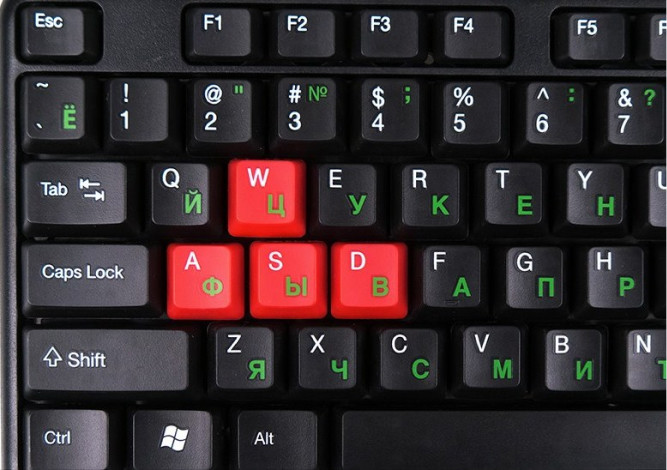Клавиатура Nakatomi KN-02U Black-Red