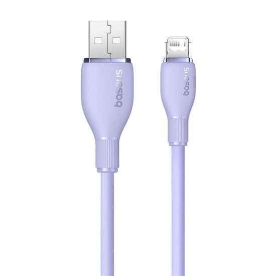 Кабель Baseus Pudding Series Fast Charging Cable 2.4A USB Type-A - Lightning (1.2 м, фиолетовый)