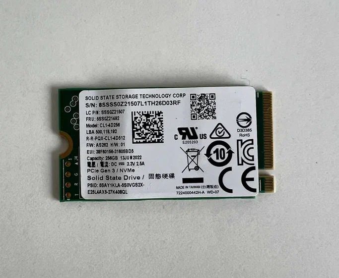 SSD накопитель SSSTC 256 Гб PCle NVMe CL1-4D256 (уценка)