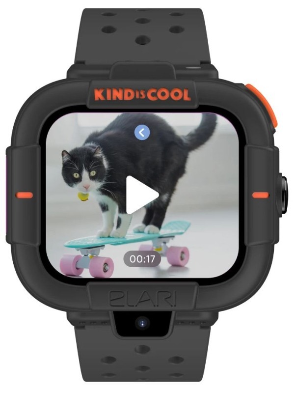 Детские умные часы Elari KidPhone MB (черный)