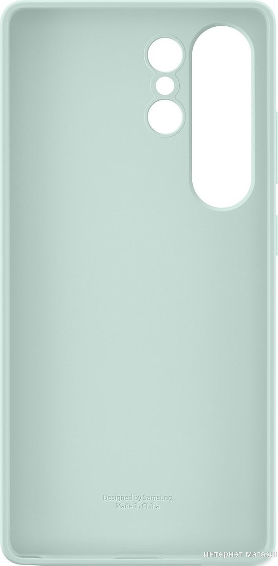 Чехол для телефона Samsung Silicone Case Galaxy S25 Ultra (мятный)