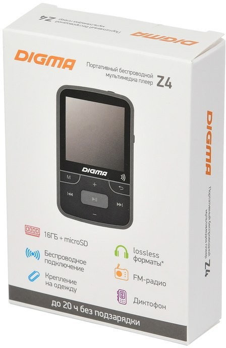 MP3 плеер Digma Z4 16GB