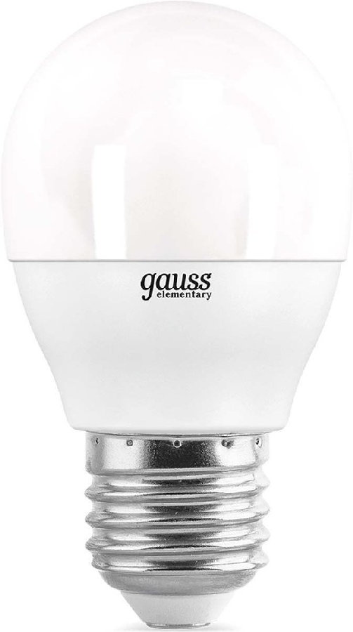 Светодиодная лампочка Gauss Elementary Globe 10W E27 4100K 53220