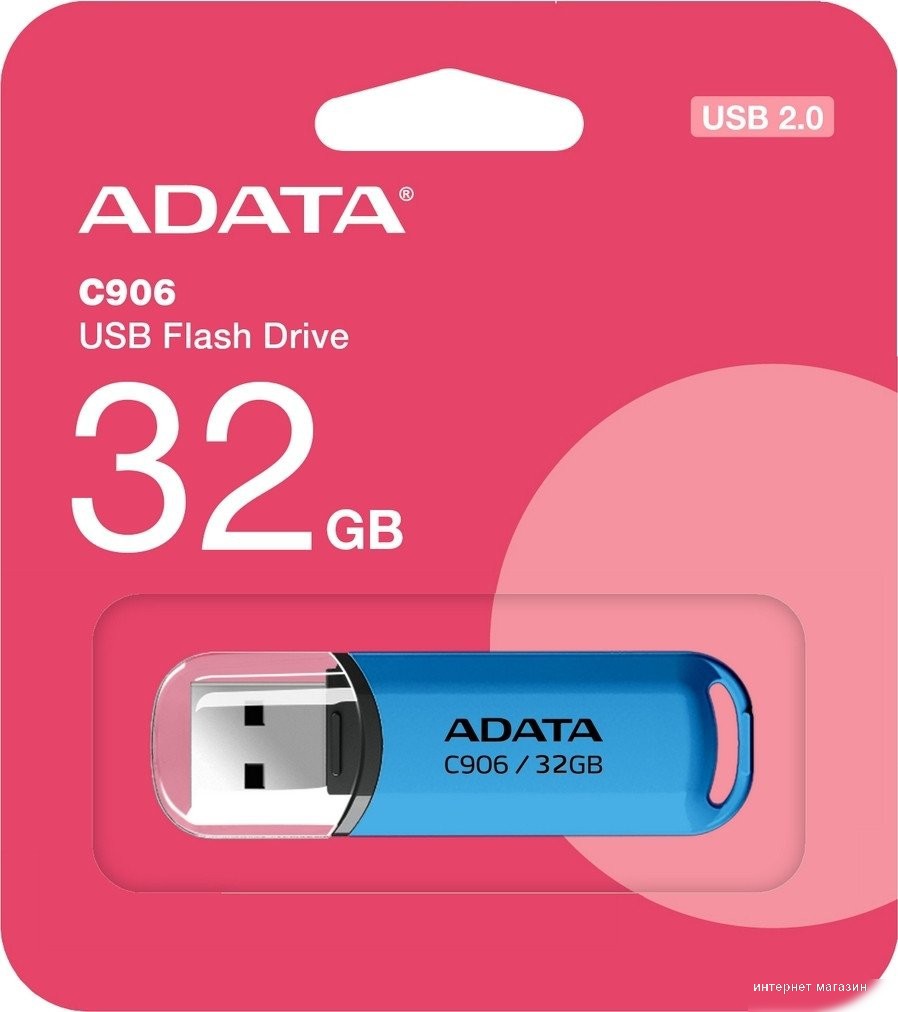 USB Flash ADATA C906 32GB (синий)
