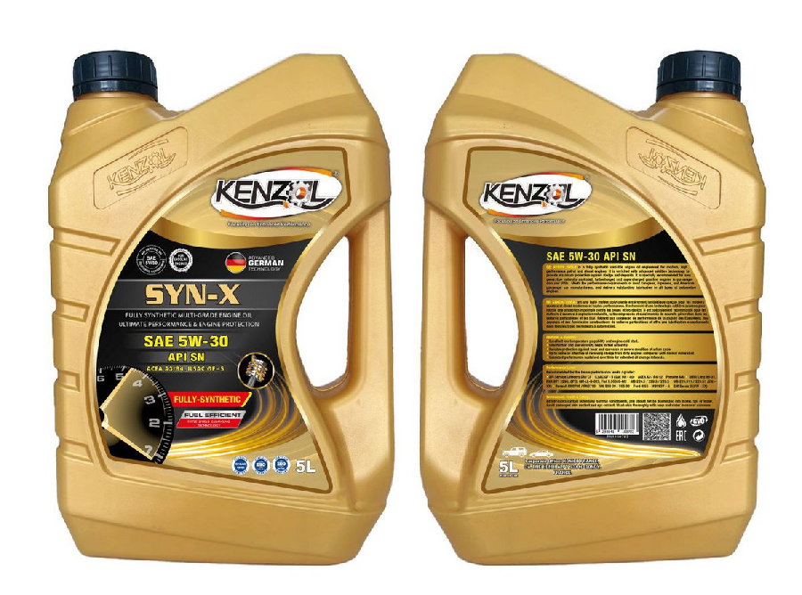 Моторное масло Kenzol Syn-X SAE 5W-30 API SN 5л