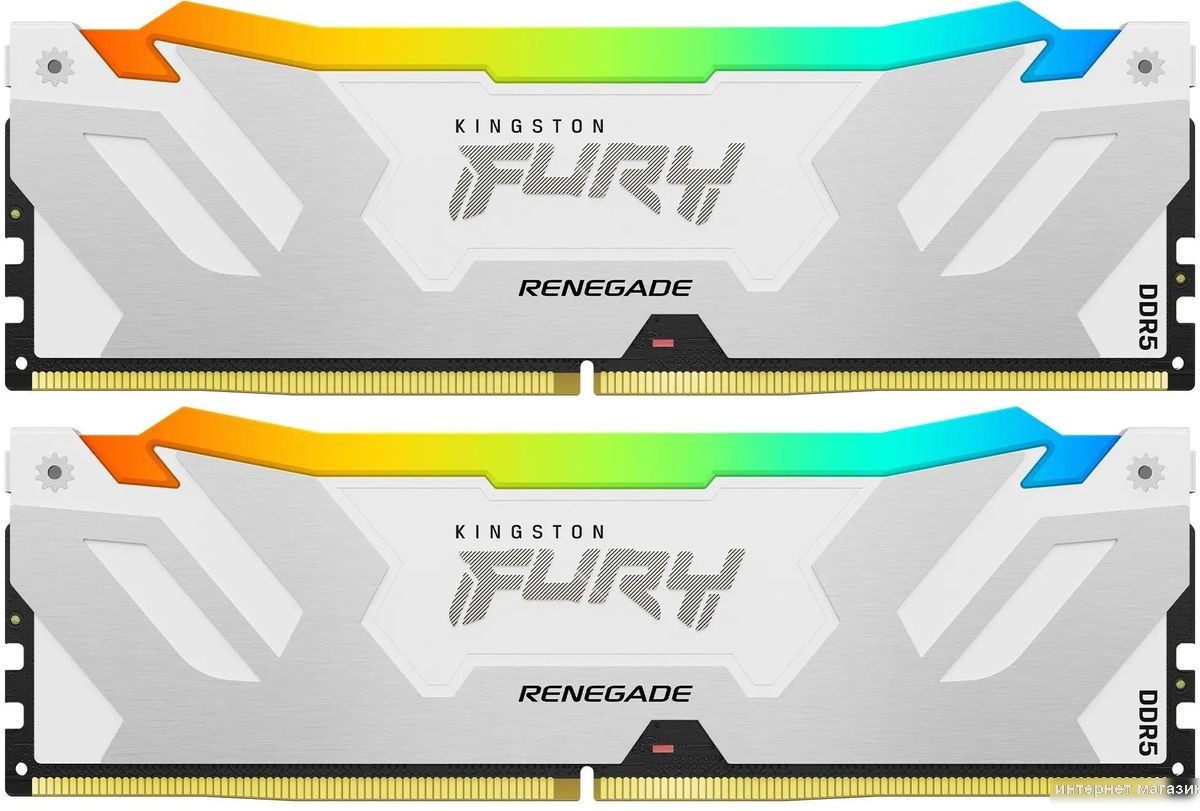 Оперативная память Kingston FURY Renegade RGB 2x16ГБ DDR5 6400 МГц KF564C32RWAK2-32