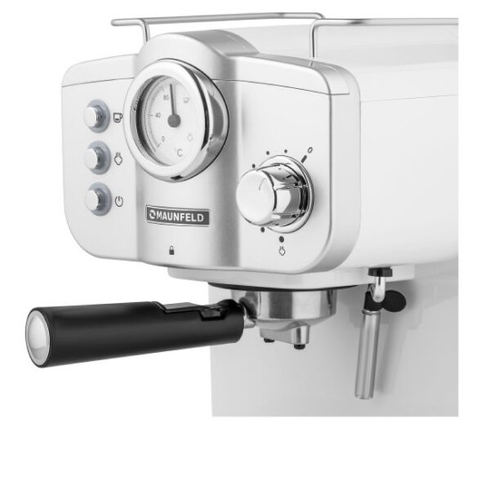 Рожковая помповая кофеварка MAUNFELD MF-735WH Pro
