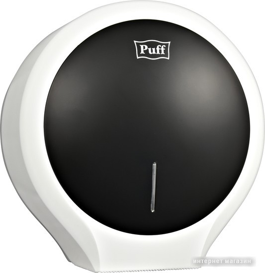 Диспенсер для туалетной бумаги Puff 7135S (белый/черный)