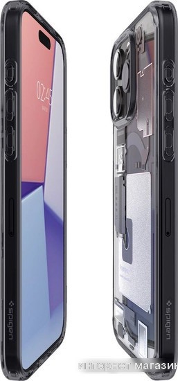 Чехол для телефона Spigen Ultra Hybrid Zero One (MagFit) для iPhone 15 Pro Max ACS06582 (разноцветный)