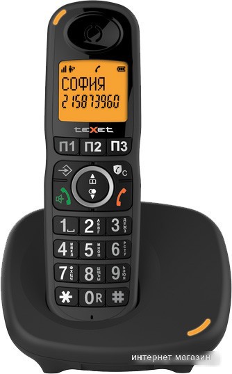 Радиотелефон TeXet TX-D8905A (черный)