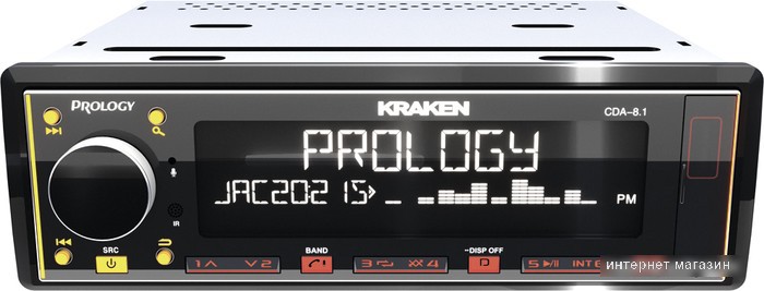 USB-магнитола Prology CDA-8.1 Kraken
