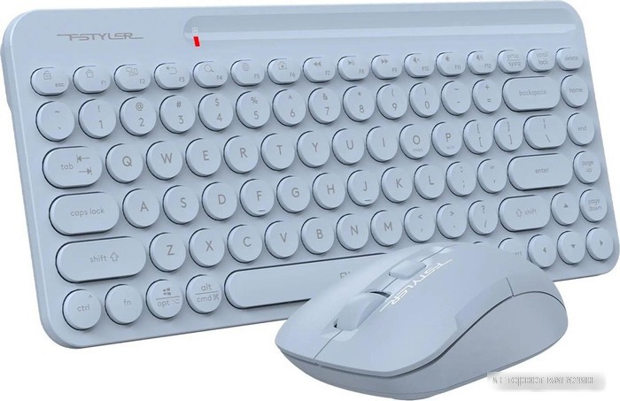 Офисный набор A4Tech Fstyler FG3200 Air (синий)