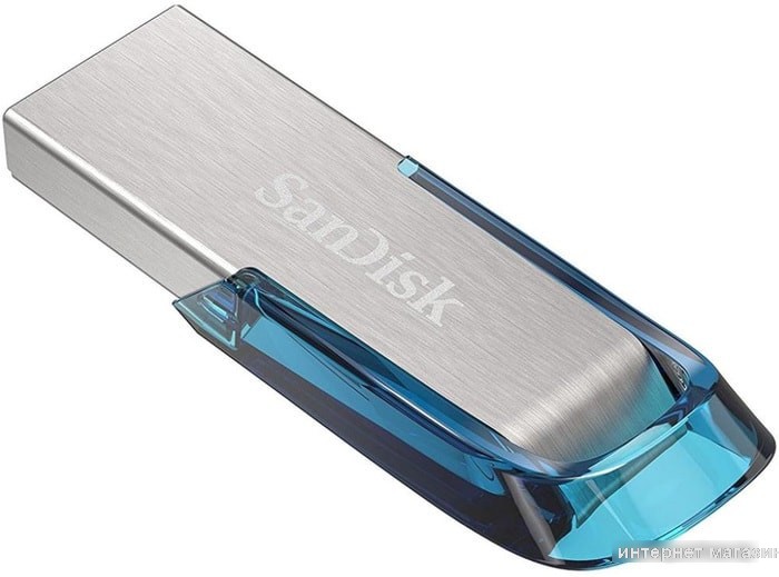 USB Flash SanDisk Cruzer Ultra Flair CZ73 32GB (синий)