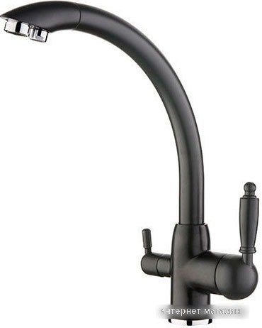 Смеситель Ledeme L4455F-3 (черный)
