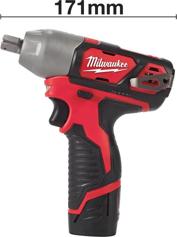 Гайковерт Milwaukee M12 M12BIW12-202C 4933447133 (с 2-мя АКБ, кейс)