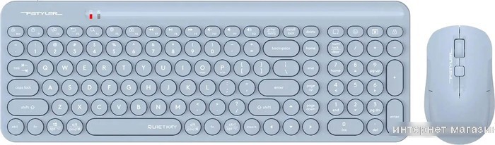 Офисный набор A4Tech Fstyler FG3300 Air (синий)