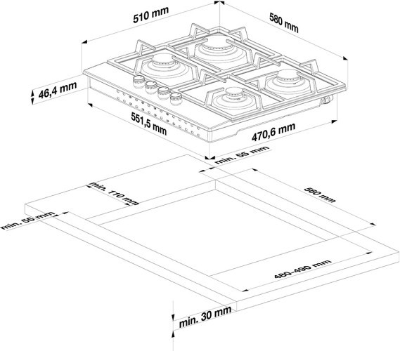 Варочная панель BEKO HILW 64122 S