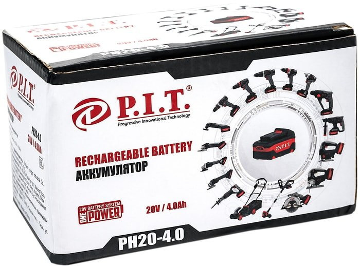 Аккумулятор P.I.T PH20-4.0 (20В/4 Ah)